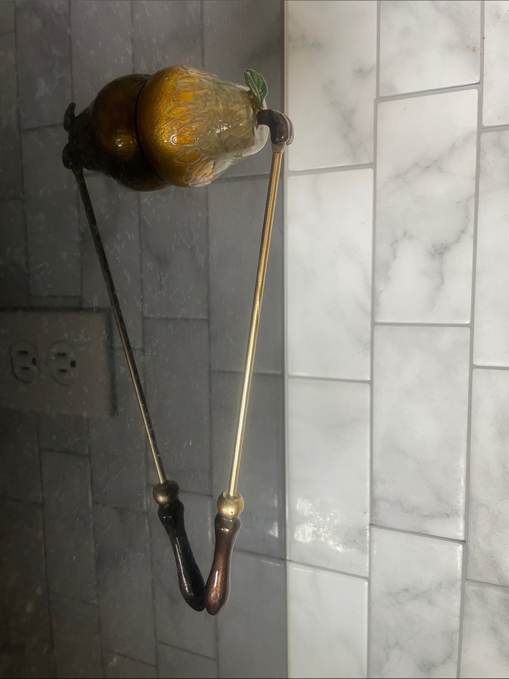 Gold Pear Candle Snuffer